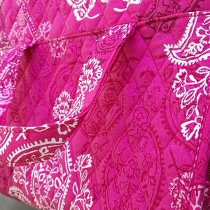 Vera Bradley pink paisley hanging toiletry bag